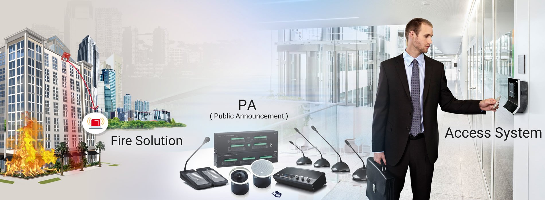 Fire, Access System & PA Solution